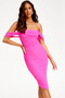 Main Character Midi Dress - Hot Pink | Sage and Paige AUS.
