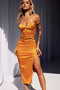 Tripping Midi Dress - Copper | Sage and Paige AUS.