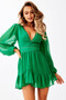In Heaven Mini Dress - Emerald | Sage and Paige AUS.