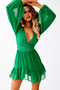 In Heaven Mini Dress - Emerald | Sage and Paige AUS.