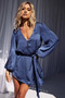 Flossy Mini Dress - Midnight Blue | Sage and Paige AUS.