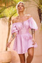 Brandi Mini Dress - Pink | Sage and Paige AUS.