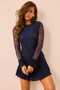 The Only Muse Dress - Navy