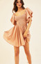 Italian Summer Mini Dress - Mocha | Sage and Paige AUS.