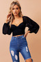 Charmed Crop Top - Black | Sage and Paige AUS.