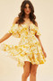On Mine Mind Mini Dress - Yellow | Sage and Paige AUS.