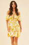 On Mine Mind Mini Dress - Yellow | Sage and Paige AUS.