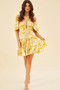 On Mine Mind Mini Dress - Yellow | Sage and Paige AUS.