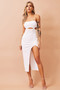 Sundown Midi Dress - White | Sage and Paige AUS.