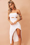 Sundown Midi Dress - White | Sage and Paige AUS.