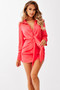 Evelyn Satin Dress - Coral | Sage and Paige AUS.