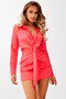 Evelyn Satin Dress - Coral | Sage and Paige AUS.