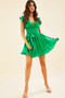Fairytale Ending Mini Dress - Emerald | Sage and Paige AUS.