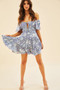 On Mine Mind Mini Dress - Blue | Sage and Paige AUS.