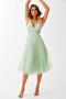 Elsa Midi Dress - Sage | Sage and Paige AUS.