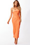 Timeline Maxi Dress - Orange | Sage and Paige AUS.