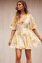 Shade Of Passion Mini Dress - Yellow | Sage and Paige AUS.