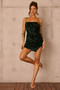 Jazzy Sequin Dress - Forest Green