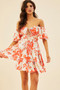 Runaway Baby Mini Dress - Orange | Sage and Paige AUS.