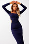 Slow it Down Midi Dress - Navy | Sage and Paige AUS.