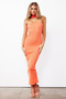 Conversations Maxi Dress - Orange | Sage and Paige AUS.
