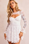 Fame Mini Dress - White | Sage and Paige AUS.