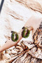 Candybar Earrings - Olive | Sage and Paige AUS.