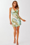Wonderland Mini Dress - Green | Sage and Paige AUS.