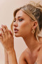 Premiere Sparkle Earrings - Rose Gold | Sage and Paige AUS.