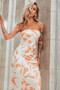 Dawn Maxi Dress - Orange | Sage and Paige AUS.