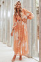 Here & There Maxi Dress - Orange | Sage and Paige AUS.
