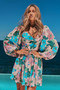 Catherine Mini Dress - Beige Multi | Sage and Paige AUS.