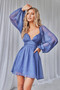 Seabreeze Mini Dress - Midnight Blue | Sage and Paige AUS.