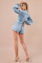 Dolce Playsuit - Washed Blue | Sage and Paige AUS.