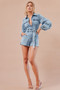 Dolce Playsuit - Washed Blue | Sage and Paige AUS.