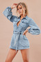 Dolce Playsuit - Washed Blue | Sage and Paige AUS.