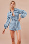 Dolce Playsuit - Washed Blue | Sage and Paige AUS.