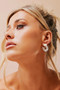 Moon Song Earrings - Gold Clear | Sage and Paige AUS.