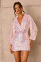 Champagne Moments Mini Dress - Multi