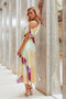 Rue Midi Dress - Yellow Multi | Sage and Paige AUS.