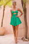 Tangelica Mini Dress - Emerald | Sage and Paige AUS.
