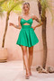Tangelica Mini Dress - Emerald | Sage and Paige AUS.