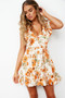Lucile Mini Dress - Beige | Sage and Paige AUS.