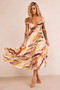 Ruffle It Up Maxi Dress - Yellow Multi | Sage and Paige AUS.