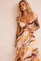 Ruffle It Up Maxi Dress - Yellow Multi | Sage and Paige AUS.