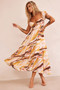 Ruffle It Up Maxi Dress - Yellow Multi | Sage and Paige AUS.