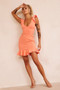 Tender Mini Dress - Coral | Sage and Paige AUS.