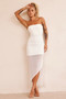 Soho Midi Dress - White | Sage and Paige AUS.