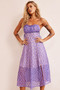 Ease Up Midi Dress - Purple | Sage and Paige AUS.
