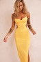 Stacked Up Midi Dress - Mango | Sage and Paige AUS.